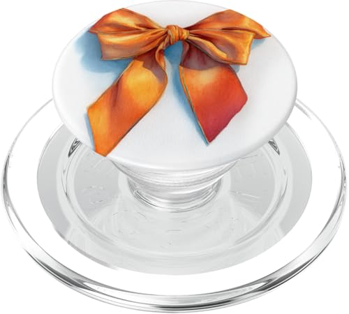Girly | Schleife in Aquarell | Kokette | Ästhetische orange Schleife PopSockets PopGrip für MagSafe Girly | Schleife in Aquarell | Kokette | Ästhetische orange Schleife PopSockets PopGrip für MagSafe von Orange cute theme