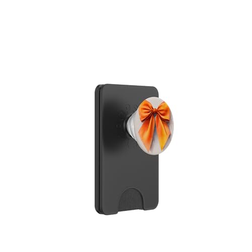 Girly | Schleife in Aquarell | Kokette | Ästhetische orange Schleife PopSockets PopWallet für MagSafe von Orange cute theme