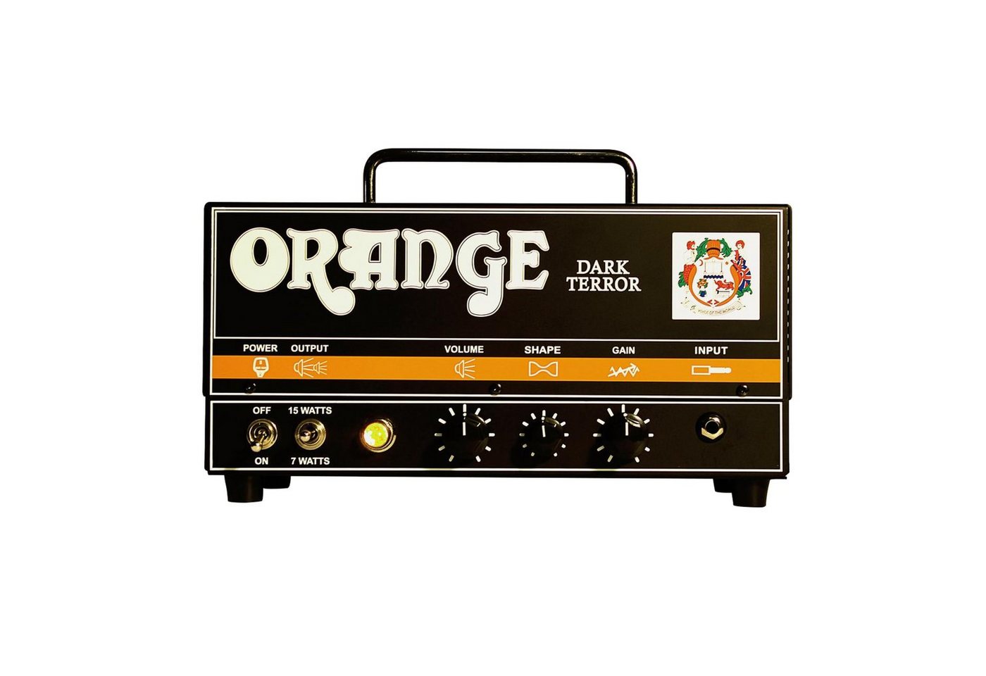 Orange Verstärker (Dark Terror Head - Röhren Topteil für E-Gitarre) von Orange