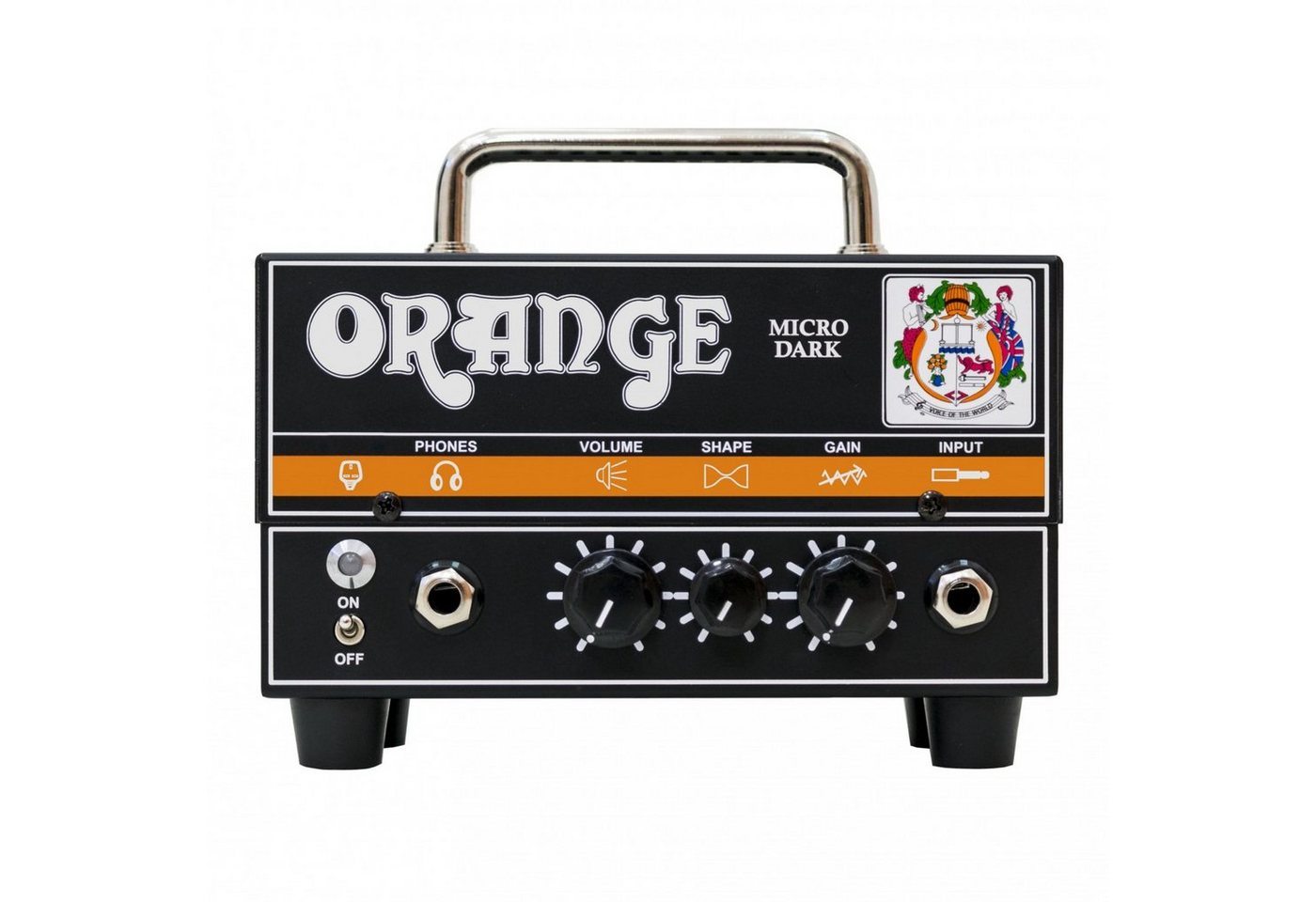 Orange Verstärker (Micro Dark - Hybrid Topteil für E-Gitarre) von Orange