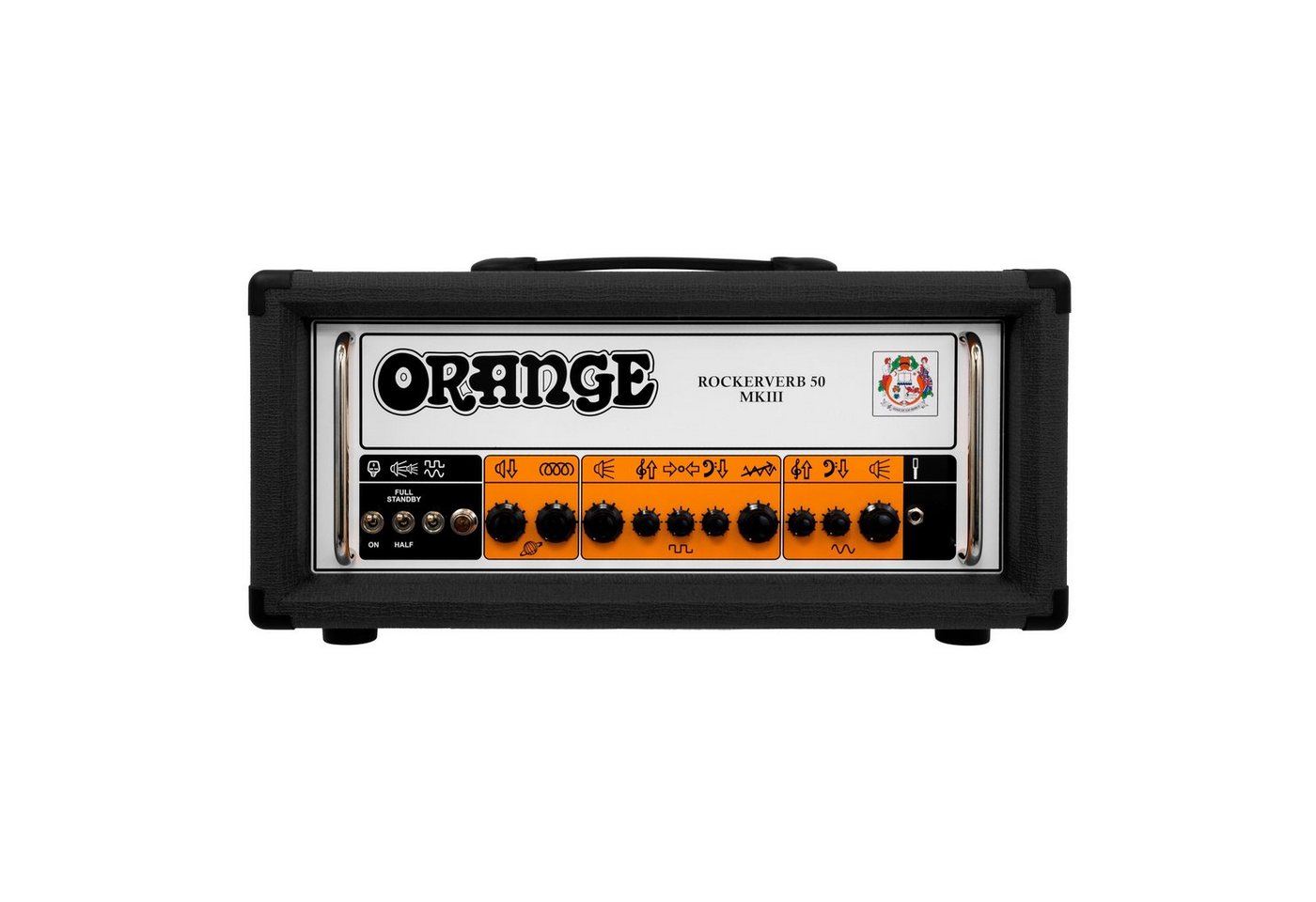 Orange Verstärker (Rockerverb 50H MKIII Head Black - Röhren Topteil für E-Gitarre) von Orange