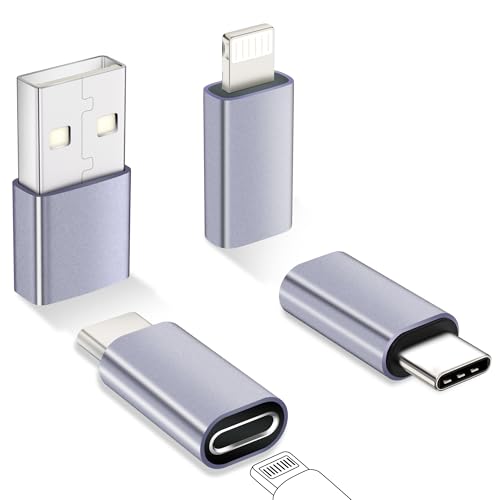 Orangeck Adapter Lightning auf USB C (2 Pack) & USB C auf Lightning Adapter (1 Pack) & Adapter USB C auf USB (1 Pack), USB C Adapter für iPhone 15/14/13/12/Plus/Pro/Pro Max, iPad, AirPods Pro Orangeck Adapter Lightning auf USB C (2 Pack) & USB C auf Lightning Adapter (1 Pack) & Adapter USB C auf USB (1 Pack), USB C Adapter für iPhone 15/14/13/12/Plus/Pro/Pro Max, iPad, AirPods Pro von Orangeck