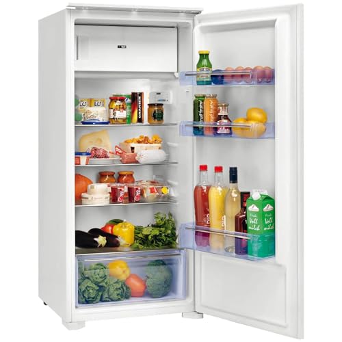 Oranier Einbau Kühlschrank 123 cm - halbhoher Einbaukühlschrank mit Gefrierfach - 181 Liter Gesamtvolumen - Schlepptür Türanschlag wechselbar EKS223 von Oranier
