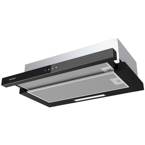 Oranier Einbau Schublüfter 60 cm - Umluft Dunstabzugshaube mit ausziehbarer Glasblende - Touch Control mit 3 Leistungsstufen - Dunsthaube FLA560 Oranier Einbau Schublüfter 60 cm - Umluft Dunstabzugshaube mit ausziehbarer Glasblende - Touch Control mit 3 Leistungsstufen - Dunsthaube FLA560 von Oranier