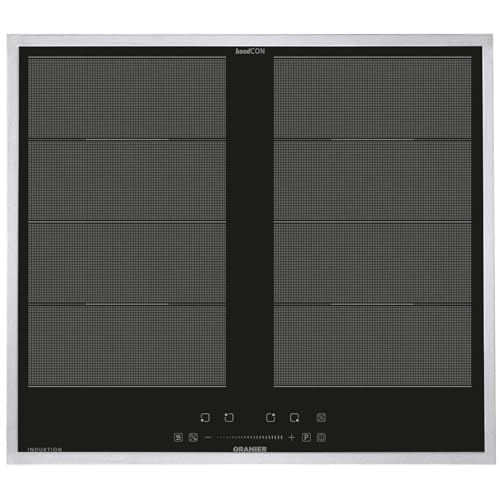 Oranier Flächen-Induktion 60 cm FLI560 mit Slider-Bedienung - quadratisches autarkes Induktionskochfeld mit Kochfeldrahmen aus Edelstahl Oranier Flächen-Induktion 60 cm FLI560 mit Slider-Bedienung - quadratisches autarkes Induktionskochfeld mit Kochfeldrahmen aus Edelstahl von Oranier