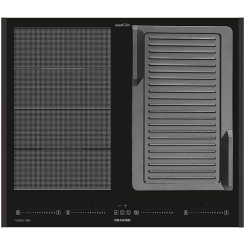 Oranier Flächen-Induktion-Kochfeld 60 cm FLI660 - autarkes Induktionskochfeld mit Brückenfunktion gerillte Grillplatte & schwarze Seitenleisten Oranier Flächen-Induktion-Kochfeld 60 cm FLI660 - autarkes Induktionskochfeld mit Brückenfunktion gerillte Grillplatte & schwarze Seitenleisten von Oranier