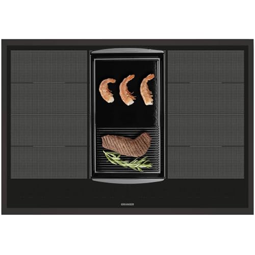Oranier Flächen-Induktion-Kochfeld 80 cm FLI680 - autarkes Induktionskochfeld mit Brückenfunktion halb-gerillte Grillplatte & schwarzer Kochfeldrahmen Oranier Flächen-Induktion-Kochfeld 80 cm FLI680 - autarkes Induktionskochfeld mit Brückenfunktion halb-gerillte Grillplatte & schwarzer Kochfeldrahmen von Oranier