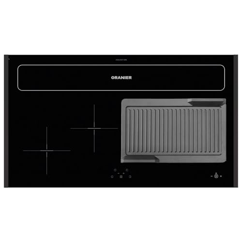 Oranier FlexX-Induktion KXI 1092 - Induktionskochfeld 90 cm mit Abluft-Umluft Kochfeldabzug & gerillte Grillplatte & schwarze Seitenleisten Oranier FlexX-Induktion KXI 1092 - Induktionskochfeld 90 cm mit Abluft-Umluft Kochfeldabzug & gerillte Grillplatte & schwarze Seitenleisten von Oranier