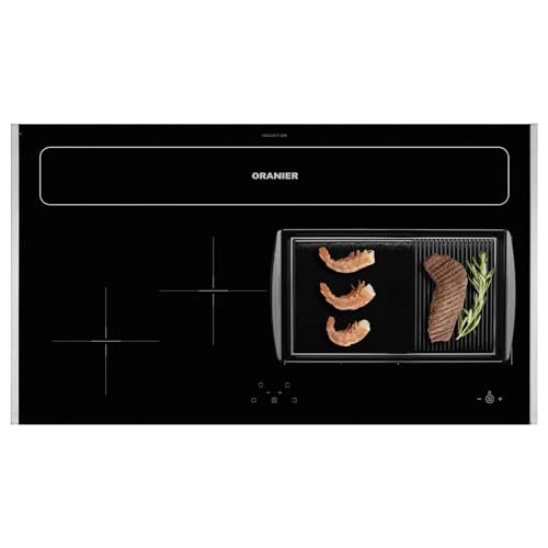 Oranier FlexX-Induktion KXI 1092 - Induktionskochfeld 90 cm mit Abluft-Umluft Kochfeldabzug & halb-gerillte Grillplatte & Edelstahl Seitenleisten Oranier FlexX-Induktion KXI 1092 - Induktionskochfeld 90 cm mit Abluft-Umluft Kochfeldabzug & halb-gerillte Grillplatte & Edelstahl Seitenleisten von Oranier