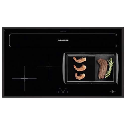 Oranier FlexX-Induktion KXI 1092 - Induktionskochfeld 90 cm mit Abluft-Umluft Kochfeldabzug & halb-gerillte Grillplatte & schwarzer Kochfeldrahmen Oranier FlexX-Induktion KXI 1092 - Induktionskochfeld 90 cm mit Abluft-Umluft Kochfeldabzug & halb-gerillte Grillplatte & schwarzer Kochfeldrahmen von Oranier