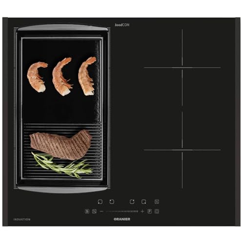 Oranier FlexX-Induktion KXI460 - Induktionskochfeld 60 cm mit Maxi- und Brückenfunktion & halb-gerillte Grillplatte & schwarze Seitenleisten Oranier FlexX-Induktion KXI460 - Induktionskochfeld 60 cm mit Maxi- und Brückenfunktion & halb-gerillte Grillplatte & schwarze Seitenleisten von Oranier