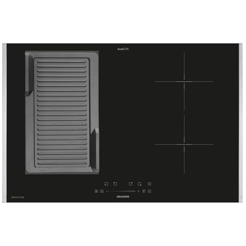 Oranier FlexX-Induktion KXI480 - Induktionskochfeld 80 cm mit Maxi- und Brückenfunktion & gerillte Grillplatte & Edelstahl Seitenleisten Oranier FlexX-Induktion KXI480 - Induktionskochfeld 80 cm mit Maxi- und Brückenfunktion & gerillte Grillplatte & Edelstahl Seitenleisten von Oranier