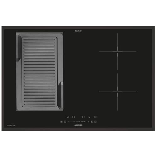 Oranier FlexX-Induktion KXI480 - Induktionskochfeld 80 cm mit Maxi- und Brückenfunktion & gerillte Grillplatte & schwarzer Kochfeldrahmen Oranier FlexX-Induktion KXI480 - Induktionskochfeld 80 cm mit Maxi- und Brückenfunktion & gerillte Grillplatte & schwarzer Kochfeldrahmen von Oranier