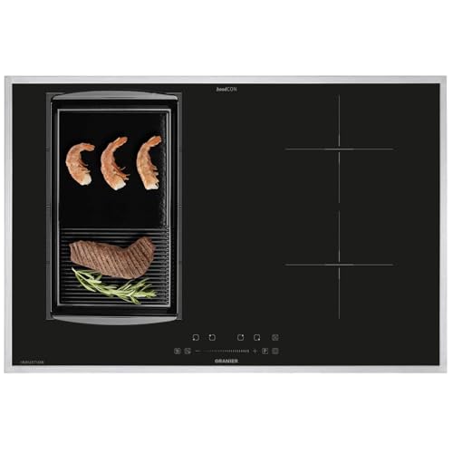 Oranier FlexX-Induktion KXI480 - Induktionskochfeld 80 cm mit Maxi- und Brückenfunktion & halb-gerillte Grillplatte & Edelstahl Kochfeldrahmen Oranier FlexX-Induktion KXI480 - Induktionskochfeld 80 cm mit Maxi- und Brückenfunktion & halb-gerillte Grillplatte & Edelstahl Kochfeldrahmen von Oranier