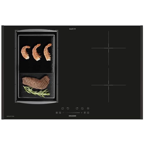 Oranier FlexX-Induktion KXI480 - Induktionskochfeld 80 cm mit Maxi- und Brückenfunktion & halb-gerillte Grillplatte & schwarze Seitenleisten Oranier FlexX-Induktion KXI480 - Induktionskochfeld 80 cm mit Maxi- und Brückenfunktion & halb-gerillte Grillplatte & schwarze Seitenleisten von Oranier