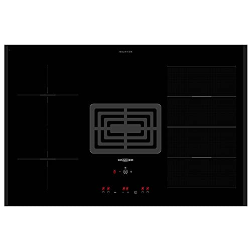 Oranier Flexx-Induktion 80 cm KXI 1084 TC - großes Induktionskochfeld mit zentralem Abluft-Umluft Dunstabzug Touch Control & 2 schwarze Seitenleisten Oranier Flexx-Induktion 80 cm KXI 1084 TC - großes Induktionskochfeld mit zentralem Abluft-Umluft Dunstabzug Touch Control & 2 schwarze Seitenleisten von Oranier