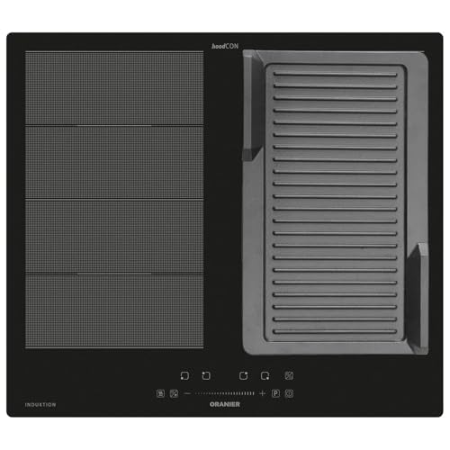 Oranier Induktionskochfeld 60 cm FLI560 - Flächen-Induktion-Kochfeld autark Brückenfunktion links und rechts & Grillplatte gerillt Oranier Induktionskochfeld 60 cm FLI560 - Flächen-Induktion-Kochfeld autark Brückenfunktion links und rechts & Grillplatte gerillt von Oranier