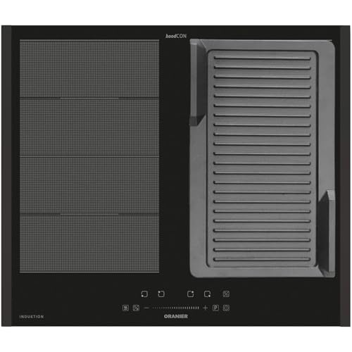 Oranier Induktionskochfeld 60 cm FLI560 - Flächen-Induktion-Kochfeld autark Brückenfunktion & Grillplatte gerillt & schwarze Seitenleisten Oranier Induktionskochfeld 60 cm FLI560 - Flächen-Induktion-Kochfeld autark Brückenfunktion & Grillplatte gerillt & schwarze Seitenleisten von Oranier