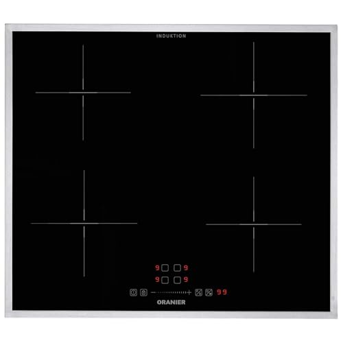 Oranier Induktionskochfeld 60 cm KFI360 Slider Bedienung & 4 Kochzonen autark - quadratisches Glaskeramikkochfeld mit Edelstahl Kochfeldrahmen Oranier Induktionskochfeld 60 cm KFI360 Slider Bedienung & 4 Kochzonen autark - quadratisches Glaskeramikkochfeld mit Edelstahl Kochfeldrahmen von Oranier