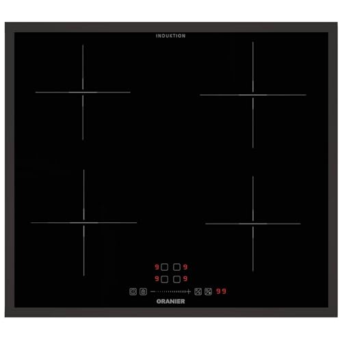 Oranier Induktionskochfeld 60 cm KFI360 Slider Bedienung & 4 Kochzonen autark - quadratisches Glaskeramikkochfeld mit schwarzem Kochfeldrahmen Oranier Induktionskochfeld 60 cm KFI360 Slider Bedienung & 4 Kochzonen autark - quadratisches Glaskeramikkochfeld mit schwarzem Kochfeldrahmen von Oranier