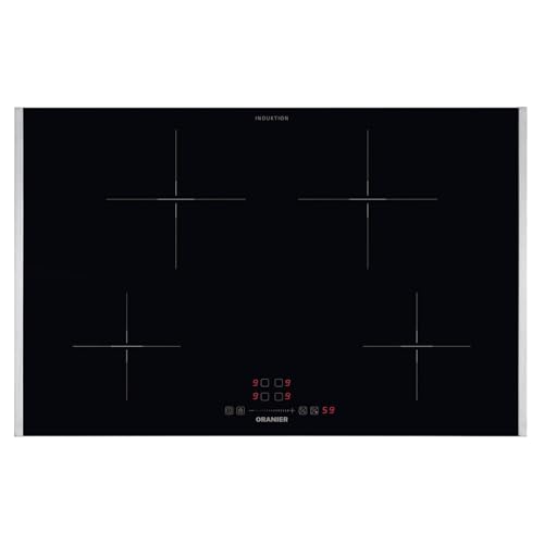 Oranier Induktionskochfeld 80 cm KFI380 Slider Bedienung & 4 Kochzonen - autarkes Glaskeramikkochfeld mit Kochfeld-Seitenleisten aus Edelstahl Oranier Induktionskochfeld 80 cm KFI380 Slider Bedienung & 4 Kochzonen - autarkes Glaskeramikkochfeld mit Kochfeld-Seitenleisten aus Edelstahl von Oranier
