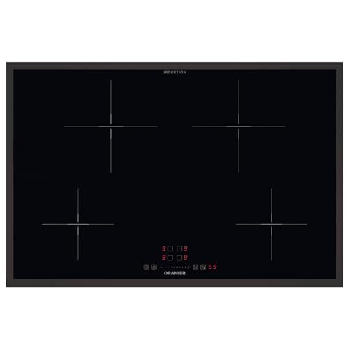 Oranier Induktionskochfeld 80 cm KFI380 Slider Bedienung & 4 Kochzonen - autarkes Glaskeramikkochfeld mit umlaufenden schwarzen Kochfeldrahmen Oranier Induktionskochfeld 80 cm KFI380 Slider Bedienung & 4 Kochzonen - autarkes Glaskeramikkochfeld mit umlaufenden schwarzen Kochfeldrahmen von Oranier