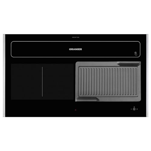Oranier Induktionskochfeld KFL 2092 - Flächen-Induktion 90 cm Abluft-Umluft Kochfeldabzug Grillplatte gerillt & Edelstahl Seitenleisten Oranier Induktionskochfeld KFL 2092 - Flächen-Induktion 90 cm Abluft-Umluft Kochfeldabzug Grillplatte gerillt & Edelstahl Seitenleisten von Oranier