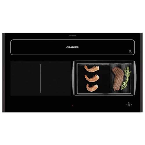 Oranier Induktionskochfeld KFL 2092 - Flächen-Induktion 90 cm Abluft-Umluft Kochfeldabzug Grillplatte halb-gerillt & schwarzen Seitenleisten Oranier Induktionskochfeld KFL 2092 - Flächen-Induktion 90 cm Abluft-Umluft Kochfeldabzug Grillplatte halb-gerillt & schwarzen Seitenleisten von Oranier
