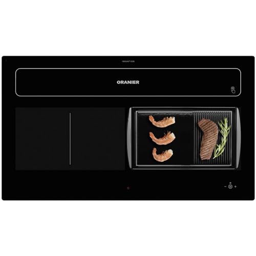 Oranier Induktionskochfeld KFL 2092 - Flächen-Induktion 90 cm Kochfeld mit Abluft-Umluft Kochfeldabzug & halb-gerillte Grillplatte Oranier Induktionskochfeld KFL 2092 - Flächen-Induktion 90 cm Kochfeld mit Abluft-Umluft Kochfeldabzug & halb-gerillte Grillplatte von Oranier