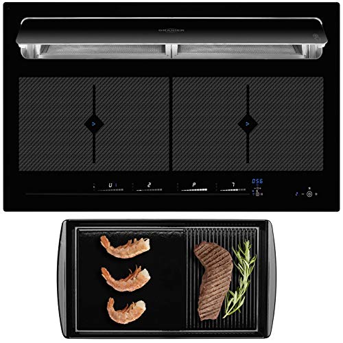 Oranier Flächen-Induktion 90 cm KFL 2094 be cook - breites autarkes Induktionskochfeld mit Abluft Kochfeldabzug inklusive induktiver Grillplatte Oranier Flächen-Induktion 90 cm KFL 2094 be cook - breites autarkes Induktionskochfeld mit Abluft Kochfeldabzug inklusive induktiver Grillplatte von Oranier