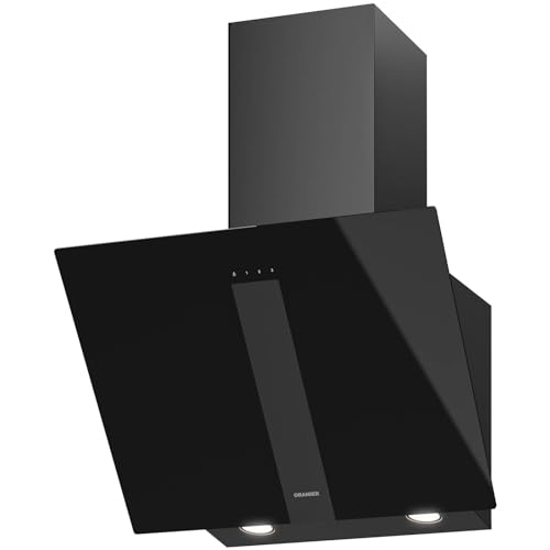 Oranier Kopffreihaube 60 cm - schwarze Abluft Dunstabzugshaube mit weißer LED Anzeige - Schräghaube mit 3 Leistungsstufen - Touch-Control - UNA60S1 Oranier Kopffreihaube 60 cm - schwarze Abluft Dunstabzugshaube mit weißer LED Anzeige - Schräghaube mit 3 Leistungsstufen - Touch-Control - UNA60S1 von Oranier