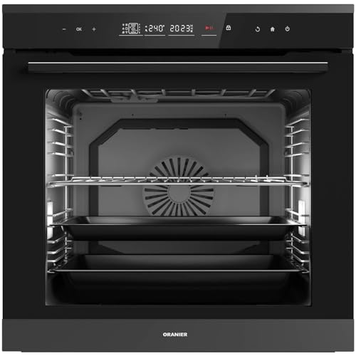 Oranier Pyrolyse Backofen EBP820 autark schwarz 80 Liter Garraum - Soft-Close Tür - Touch-Control - Elektro Einbaubackofen mit 14 Funktionen Oranier Pyrolyse Backofen EBP820 autark schwarz 80 Liter Garraum - Soft-Close Tür - Touch-Control - Elektro Einbaubackofen mit 14 Funktionen von Oranier