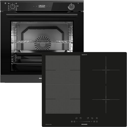 Oranier Pyrolyse Backofen Set EBP620 Einbau autark - 9 Funktionen - 60 cm Flexx-Induktion KXI460 - Kochfeld mit Slider-Steuerung & Brückenfunktion Oranier Pyrolyse Backofen Set EBP620 Einbau autark - 9 Funktionen - 60 cm Flexx-Induktion KXI460 - Kochfeld mit Slider-Steuerung & Brückenfunktion von Oranier