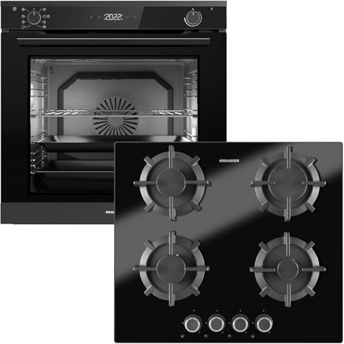 Oranier Pyrolyse Backofen Set EBP620 Einbau autark - 9 Funktionen inkl. 60 cm Gas-Glaskeramik-Kochfeld GKH590-4 Kochstellen mit Design Bedienknebel Oranier Pyrolyse Backofen Set EBP620 Einbau autark - 9 Funktionen inkl. 60 cm Gas-Glaskeramik-Kochfeld GKH590-4 Kochstellen mit Design Bedienknebel von Oranier