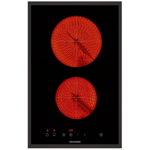 Oranier autarkes Domino-Glaskeramik-Kochfeld 30 cm - Touch Control Bedienung & 2-fach Timer - 2 Kochzonen - inkl. schwarzem Kochfeldrahmen Oranier autarkes Domino-Glaskeramik-Kochfeld 30 cm - Touch Control Bedienung & 2-fach Timer - 2 Kochzonen - inkl. schwarzem Kochfeldrahmen von Oranier