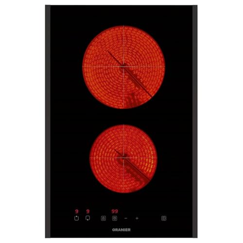 Oranier autarkes Domino-Glaskeramik-Kochfeld 30 cm - Touch Control Bedienung & 2-fach Timer - 2 Kochzonen - inkl. schwarzen Kochfeld-Seitenleisten Oranier autarkes Domino-Glaskeramik-Kochfeld 30 cm - Touch Control Bedienung & 2-fach Timer - 2 Kochzonen - inkl. schwarzen Kochfeld-Seitenleisten von Oranier