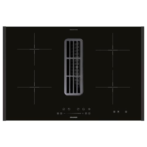 Oranier autarkes Kochfeld 80 cm Induktion KFA390 - großes Induktionskochfeld mit Abluft-Umluft Dunstabzug inkl. schwarzen Kochfeld-Seitenleisten Oranier autarkes Kochfeld 80 cm Induktion KFA390 - großes Induktionskochfeld mit Abluft-Umluft Dunstabzug inkl. schwarzen Kochfeld-Seitenleisten von Oranier