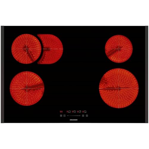 Oranier großes autarkes Glaskeramik-Kochfeld 80 cm mit Bräterzone & Slider Bedienung - ohne Induktion - inkl. schwarzen Kochfeld-Seitenleisten Oranier großes autarkes Glaskeramik-Kochfeld 80 cm mit Bräterzone & Slider Bedienung - ohne Induktion - inkl. schwarzen Kochfeld-Seitenleisten von Oranier