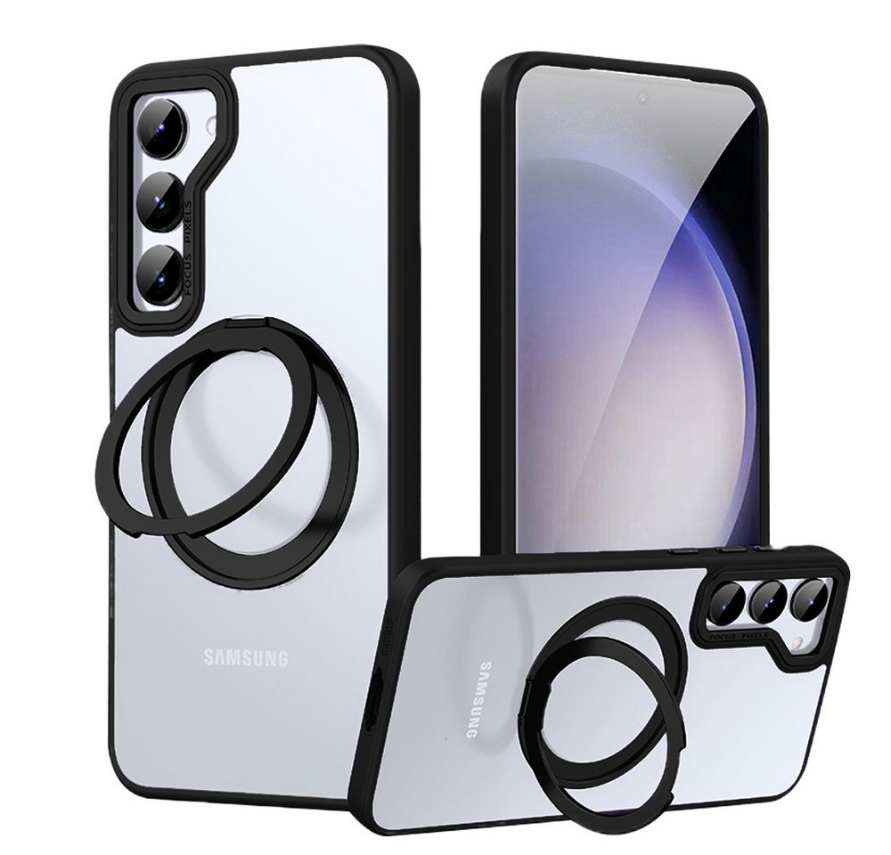Orbeet Smartphone-Hülle Handyhülle Magsafe Schutz Ring Hülle für für Samsung S24/Plus/Ultra von Orbeet