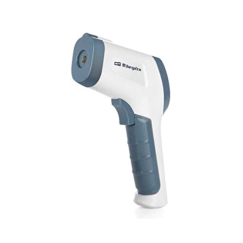 Orbegozo TEM 8000 Infrarot-Thermometer, Körper- und Oberflächen-Thermometer, LCD-Display, Anzeige bei niedrigem Batteriestand, Wechseleinheit, batteriebetrieben, Mehrfarbig von Orbegozo