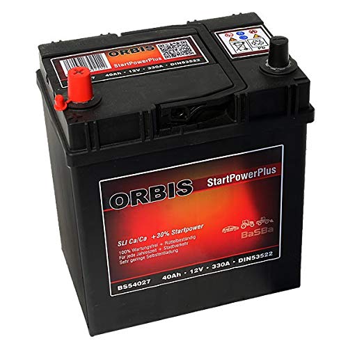 Orbis 12V 40Ah 54027 StartPower KFZ Batterie Starterbatterie - einsatzbereit von Orbis StartPower