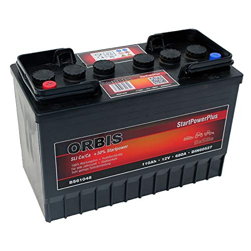 Orbis BS61048 12V 110Ah 680A HD LKW-Batterie Pluspol Links von Orbis StartPower