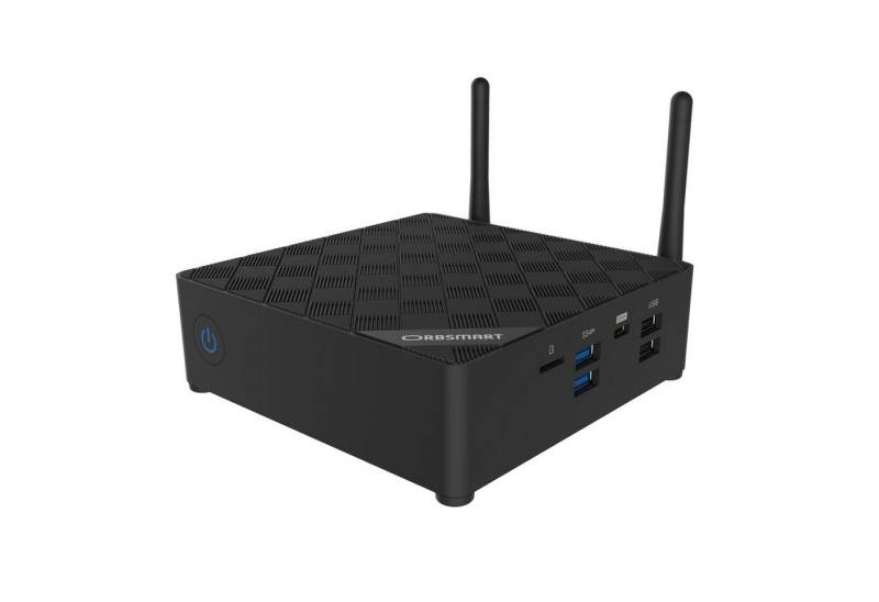 Orbsmart AW-14 Mini-PC (Intel N5105, 16GB GB RAM, 256 GB SSD, Windows 11 Pro 4K Computer Desktop-PC, WIFI 6, lüfterlos, stromsparend) von Orbsmart