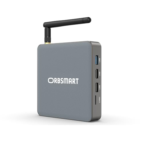 Orbsmart Android TV Box 4K (Ultra-HD) HDR Smart Mini PC (Quadcore-CPU, 8GB DDR4 RAM, HDMI 2.0, WLAN+Bluetooth) von Orbsmart