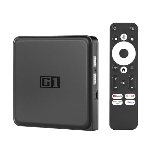 Orbsmart G1 Android TV Box 4K HDR Dolby Vision Smart Streaming Player 4GB RAM HDMI 2.1 WiFi 6 LAN | Chromecast | Netflix | Prime Video | Disney+ von Orbsmart