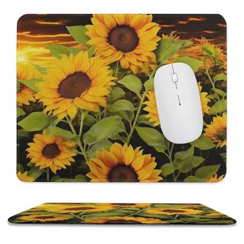 OrcoW Mauspad mit rutschfester Gummiunterseite, quadratisches Computer-Mauspad, komfortables Gaming-Mauspad, wasserdichtes Mauspad für Laptop, 9,8 x 11,8 Zoll von OrcoW