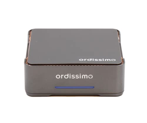 ORDISSIMO - Mini Desktop PC Luna 2 - Einfache Bedienung, Ideal für Senioren - Intuitive Benutzeroberfläche & Vereinfachte Tastatur - für Alle Bildschirme - Kabellose Maus, Geringer Verbrauch - Schwarz von Ordissimo