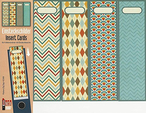 4 Einsteckschilder Ordnerrücken Pattern Muster Einsteck Ordner Deko IC16 4 Einsteckschilder Ordnerrücken Pattern Muster Einsteck Ordner Deko IC16 von Ordnerrücken Einsteckschilder breit