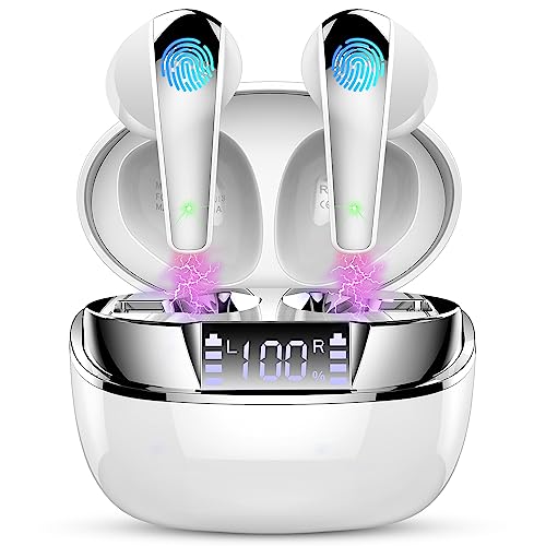 Bluetooth Kopfhörer In Ear, 2023 Neue Kopfhörer Kabellos Bluetooth 5.3 mit ENC HD Mic, Deep Bass Kabellose Kopfhörer mit Noise Cancelling 56H Ohrhörer IP7 wasserdichte Earbuds mit LED Anzeige/USB-C Bluetooth Kopfhörer In Ear, 2023 Neue Kopfhörer Kabellos Bluetooth 5.3 mit ENC HD Mic, Deep Bass Kabellose Kopfhörer mit Noise Cancelling 56H Ohrhörer IP7 wasserdichte Earbuds mit LED Anzeige/USB-C von Ordtop