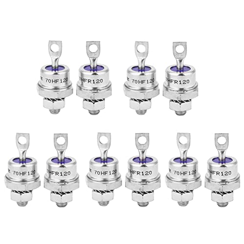 5 Pairs Gleichrichter Dioden Spirale, Chassis -Stift -Montagediode, Mini -Ersatzspiralgleichrichter Diode für Batterielade 70HFR120/70HF120 5 Pairs Gleichrichter Dioden Spirale, Chassis -Stift -Montagediode, Mini -Ersatzspiralgleichrichter Diode für Batterielade 70HFR120/70HF120 von Oreilet